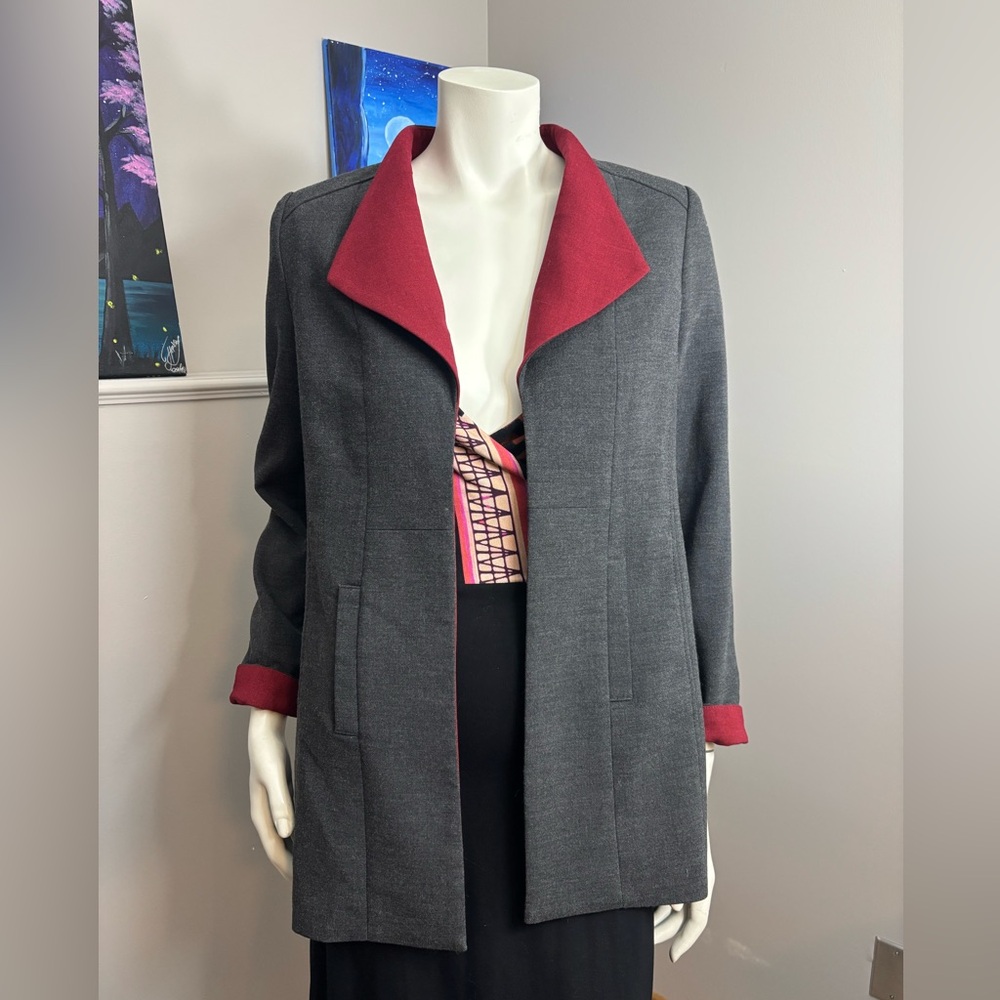 Laura Petites Long Blazer/Coat, size 4 NEW - Picture 1 of 8